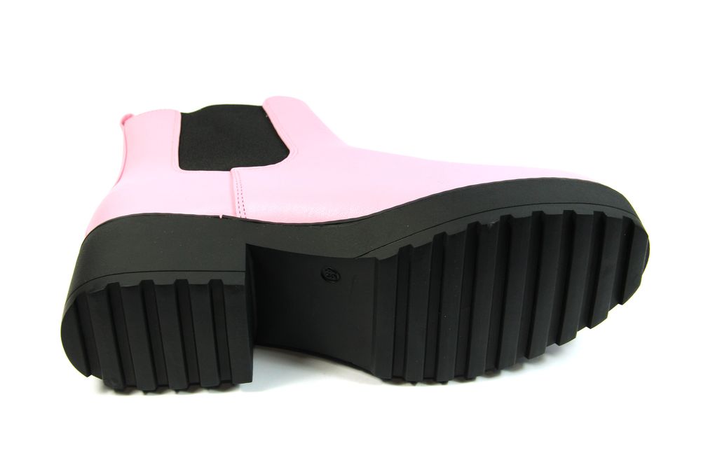 Женские ботинки EVEN&ODD Розовый с черным 43 #11790