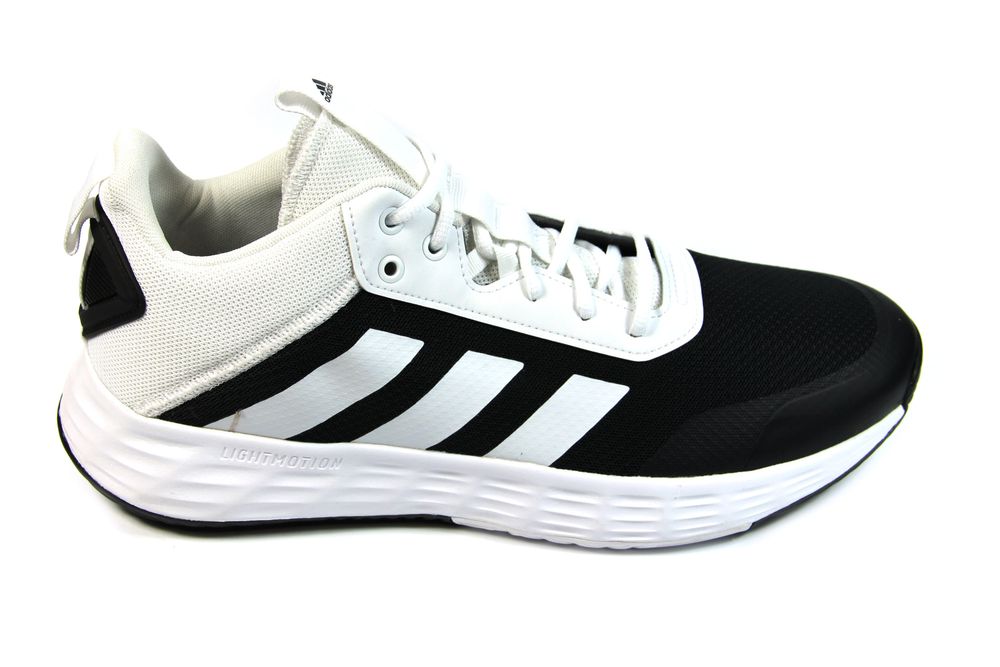 Мужские кроссовки adidas Черный с белым 50.5 #11723